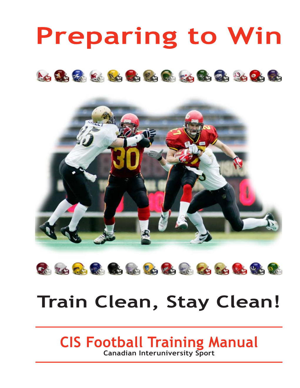 CIS Football Training Manual Canadian Interuniversity Sport Preparing to Win