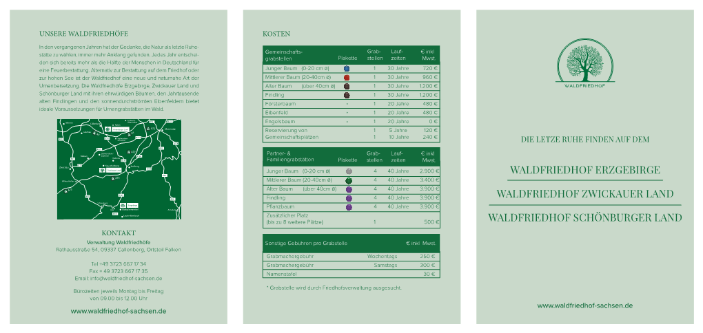 Flyer-Waldfriedhoefe-Schoenburger-Land-Zwickauer-Land-Erzgebirge.Pdf