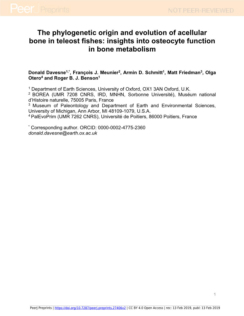 The Phylogenetic Origin and Evolution of Acellular Bone in Teleost Fishes: Insights Into Osteocyte Function in Bone Metabolism