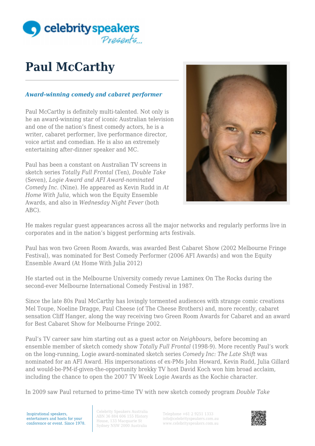 Paul Mccarthy