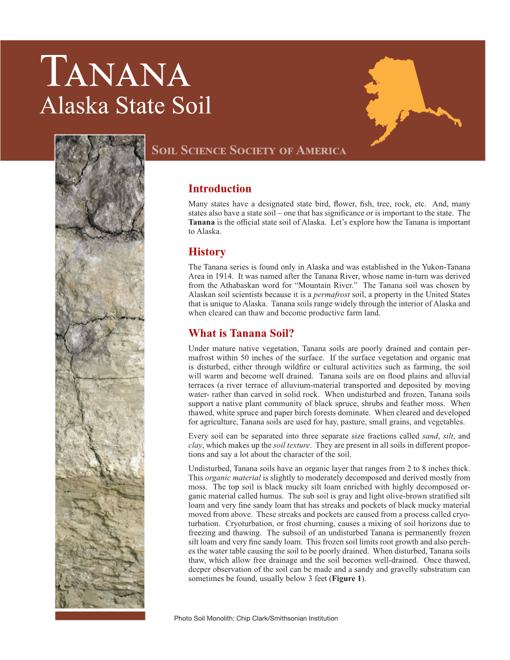 Tanana Alaska State Soil