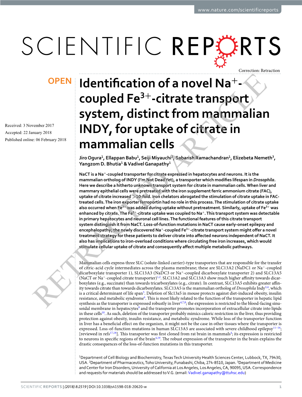 Retracted Article