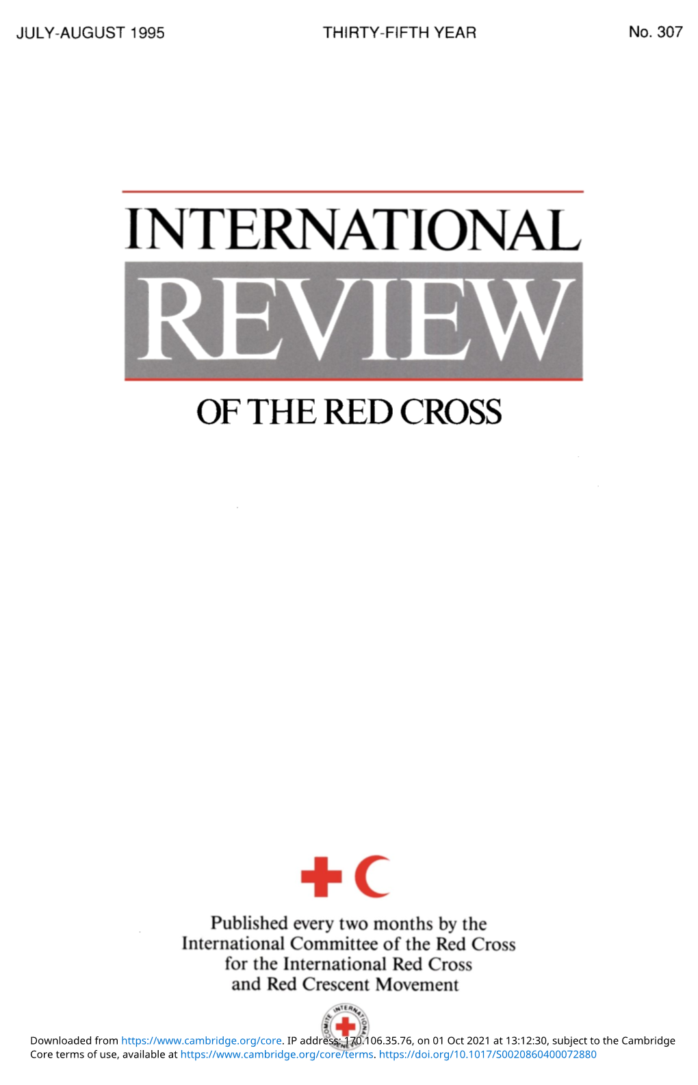 International View of the Red Cross