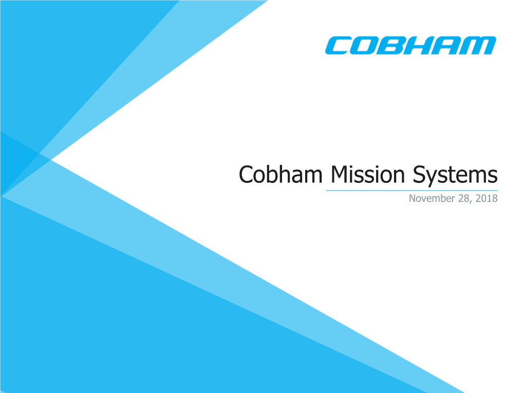 Cobham Overview