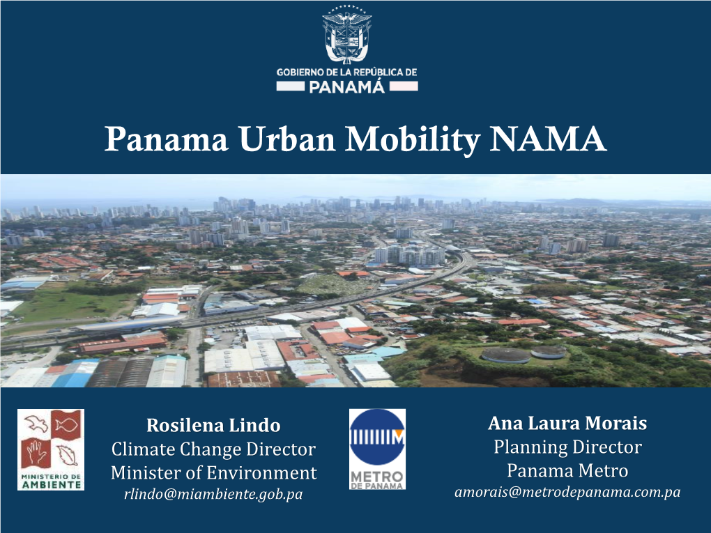 Panama Urban Mobility NAMA