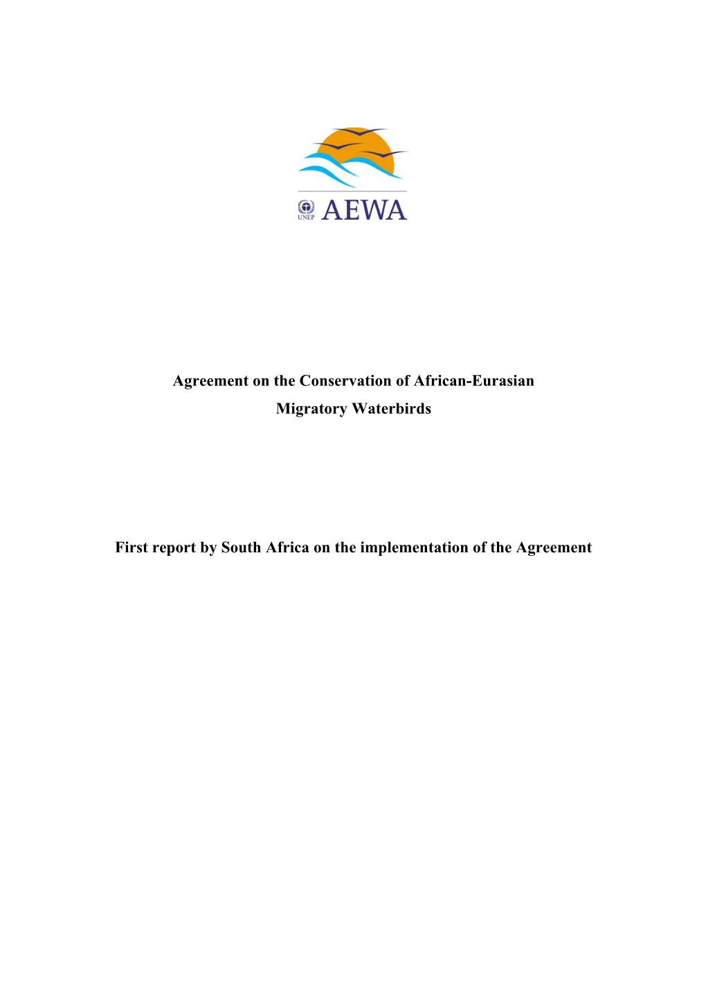 Agreement on the Conservation of African-Eurasian Migratory Waterbirds