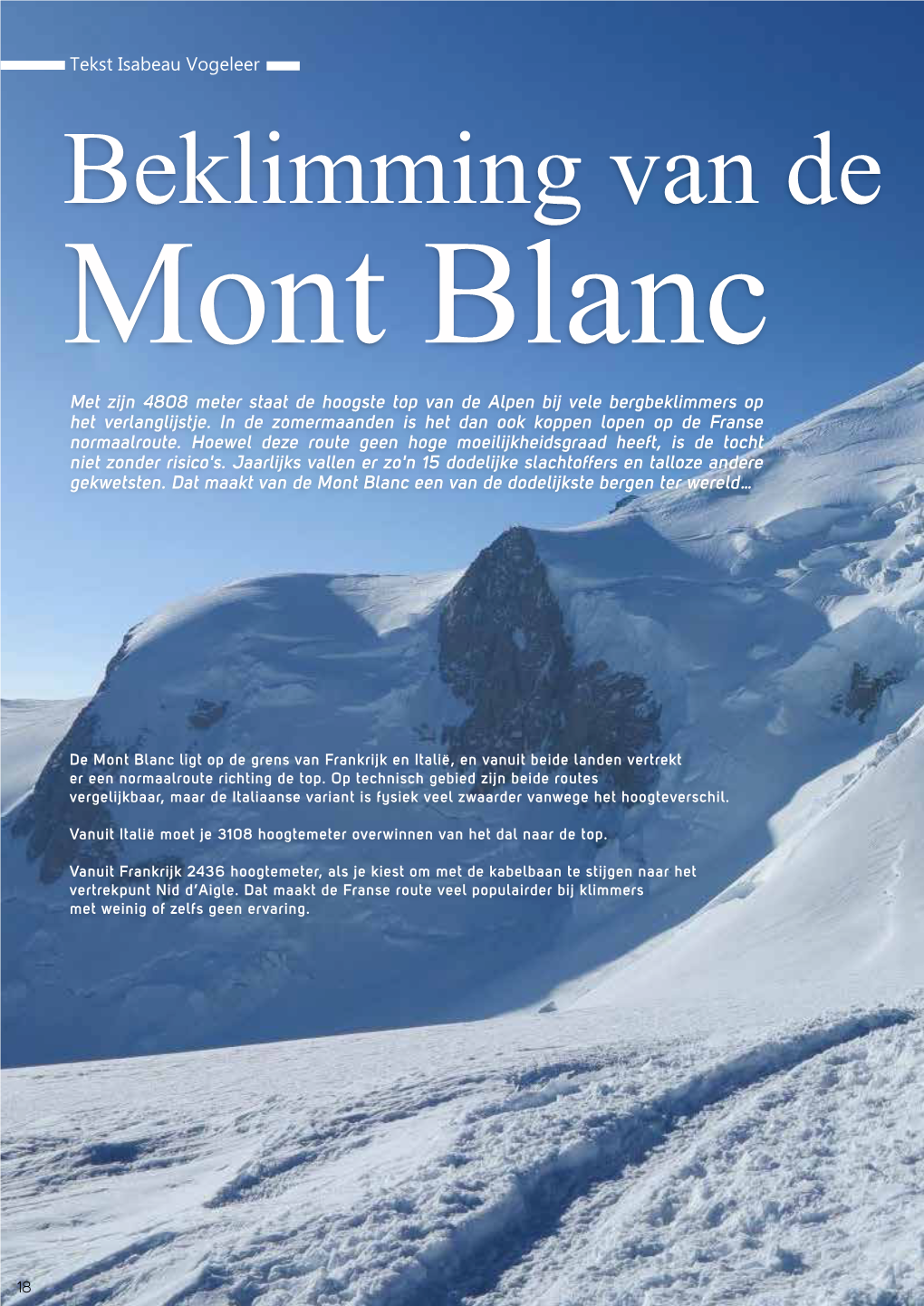 Beklimming Van De Mont Blanc.Pdf