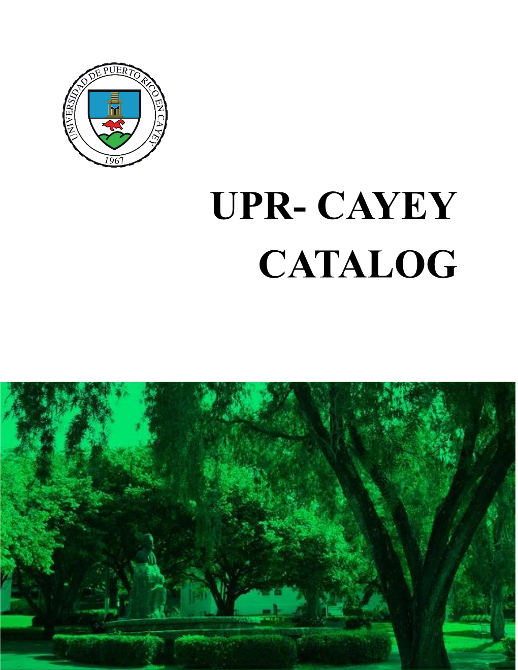 UPR Cayey Catalog