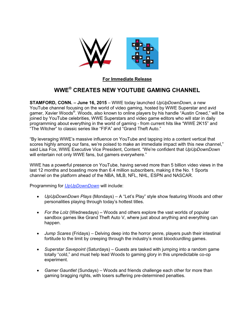 Wwe Creates New Youtube Gaming Channel