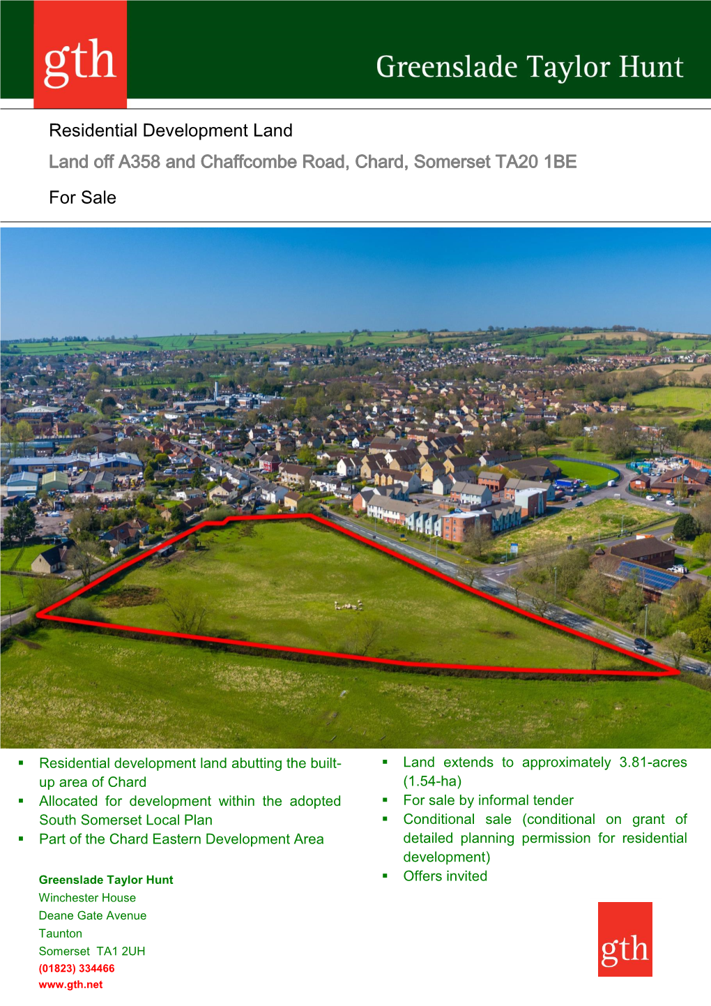 Residential Development Land Land Off A358 and Chaffcombe Road