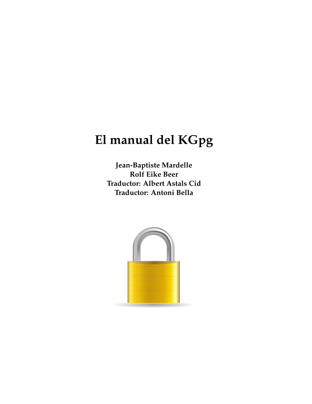 El Manual Del Kgpg