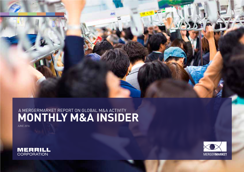 Monthly M&A Insider