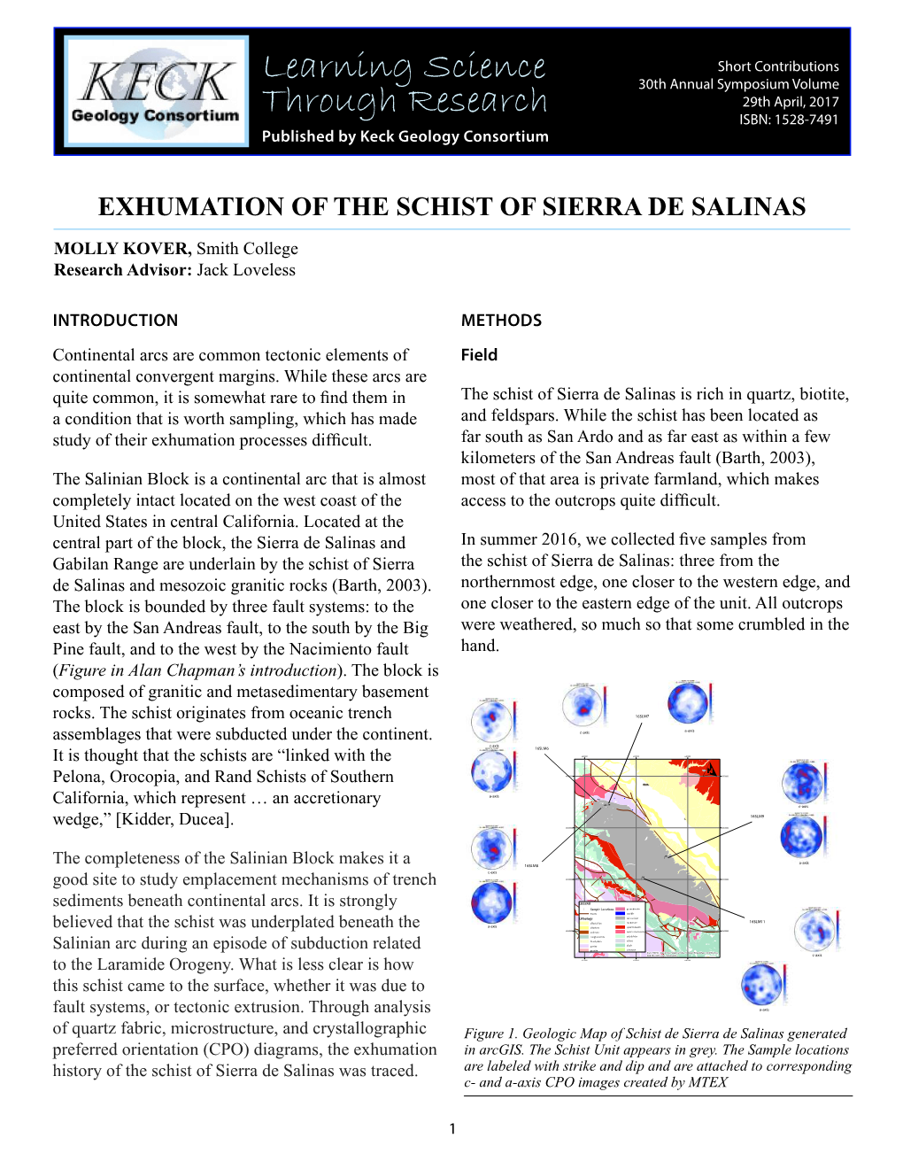 Exhumation of the Schist of Sierra De Salinas
