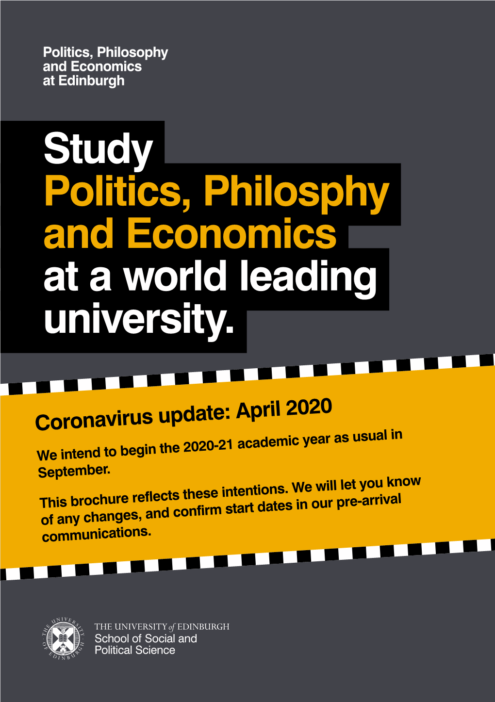 Study Politics, Philosphy and Economics at a World Leading University