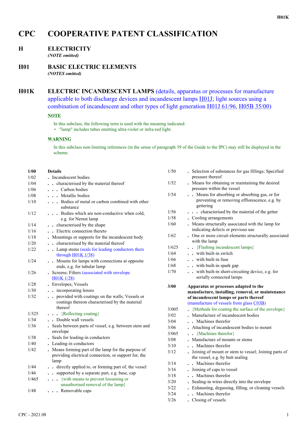 ELECTRIC INCANDESCENT LAMPS (⁠Details, Apparatus Or Processes