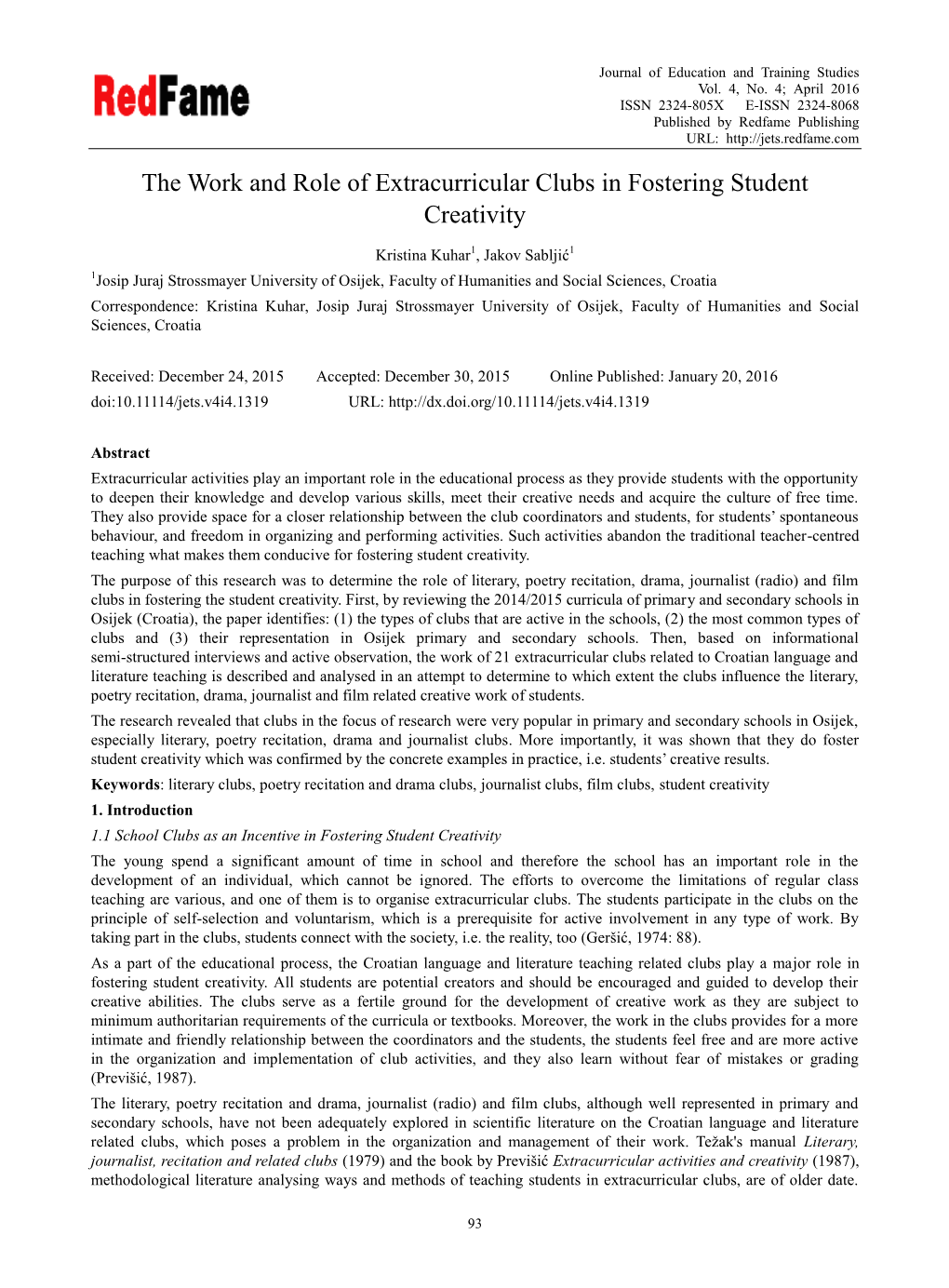The Work and Role of Extracurricular Clubs in Fostering Student Creativity
