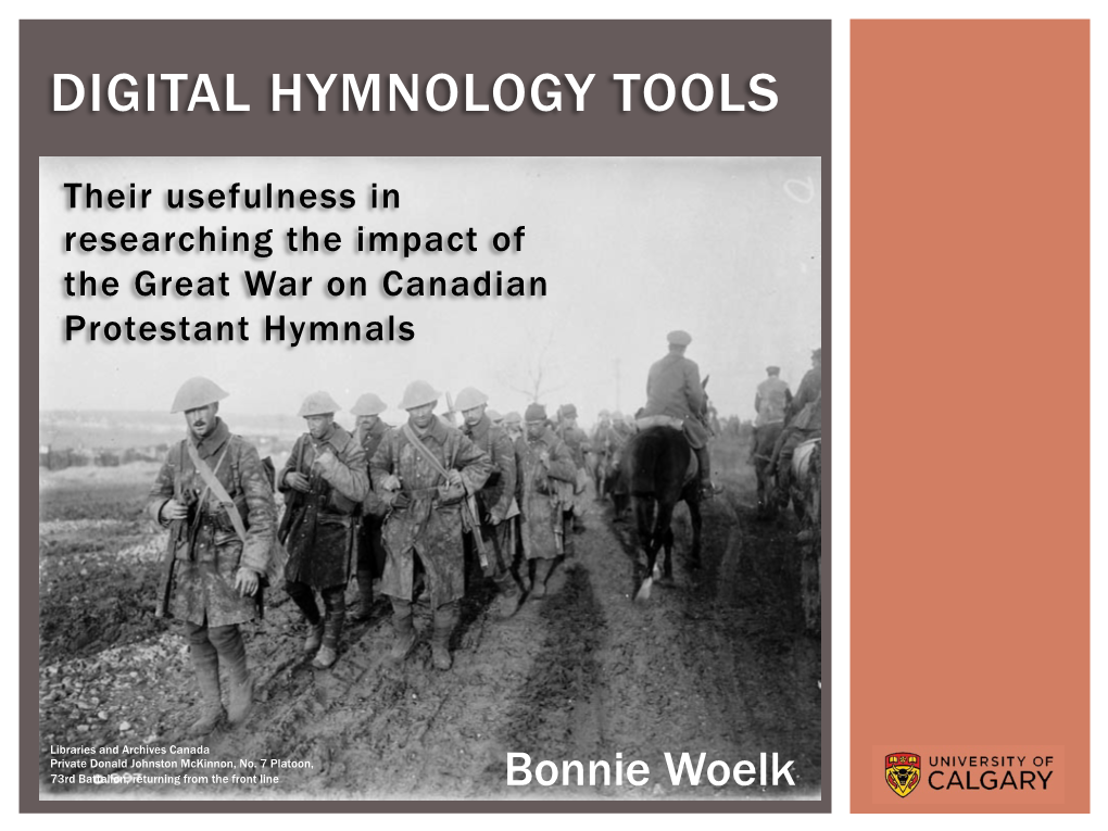 Digital Hymnology Tools