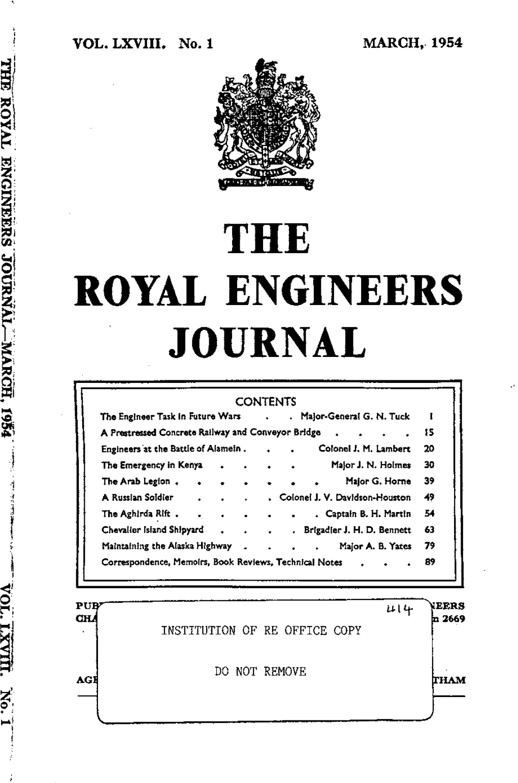 The Royal Engineers Journal