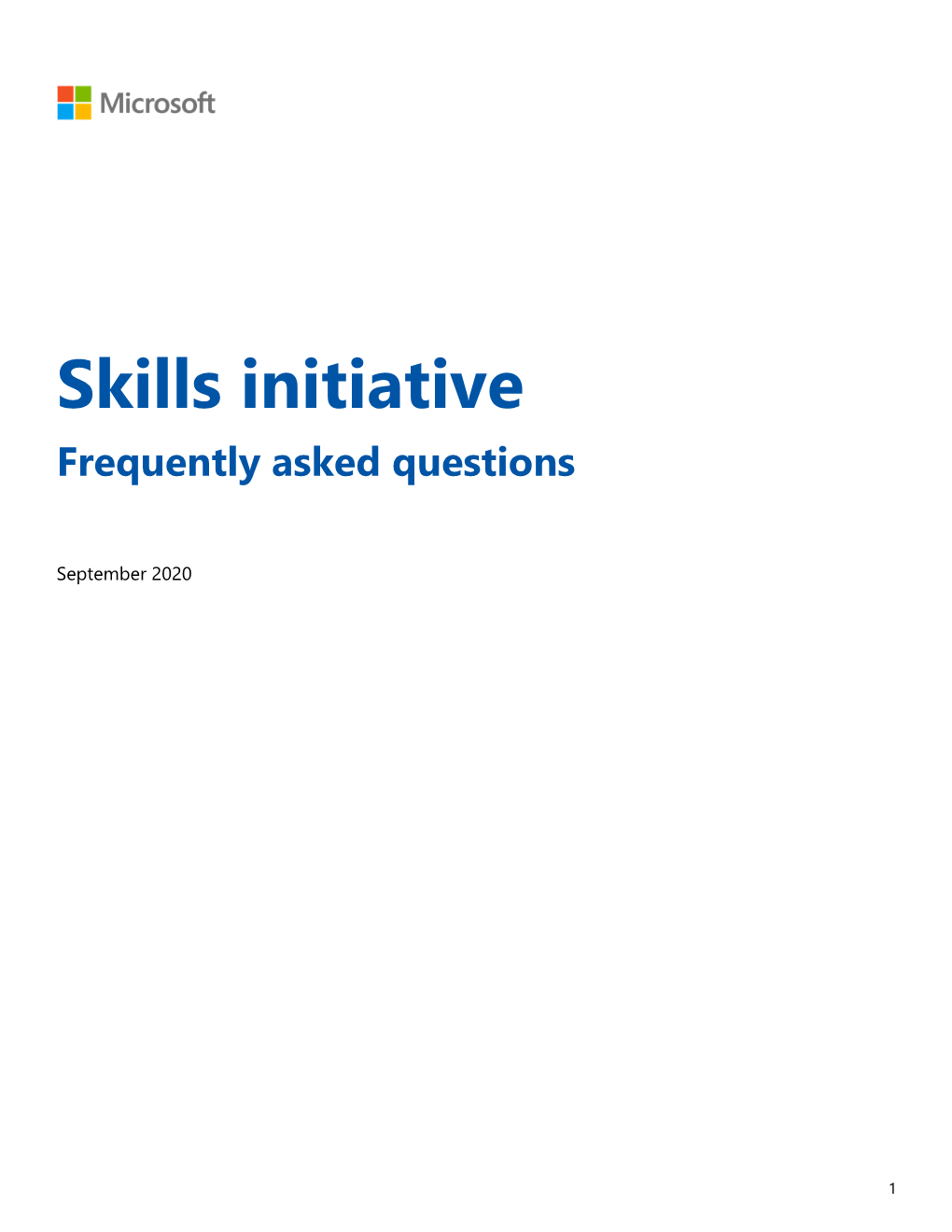 Skills Initiative