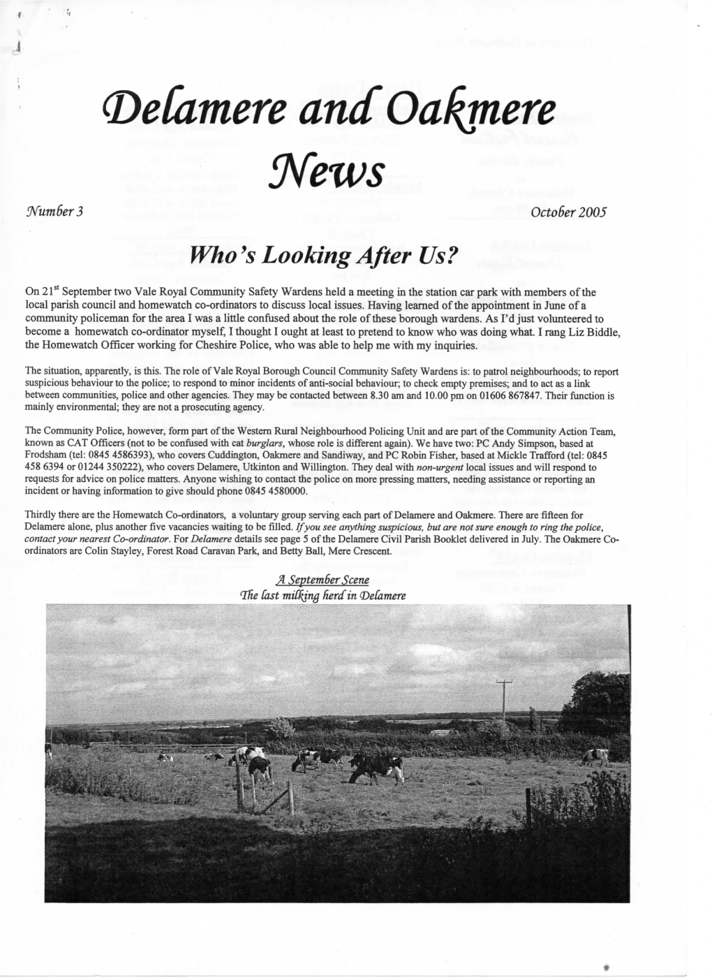 (Decamere Ancfoafynere News Num6er3 October2005