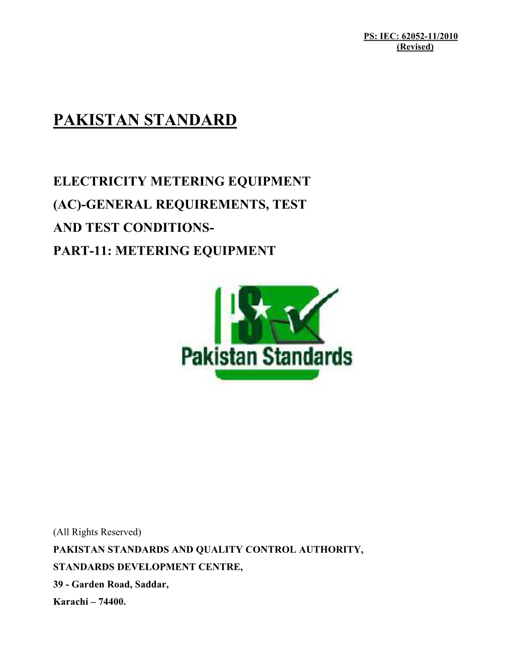 Pakistan Standard