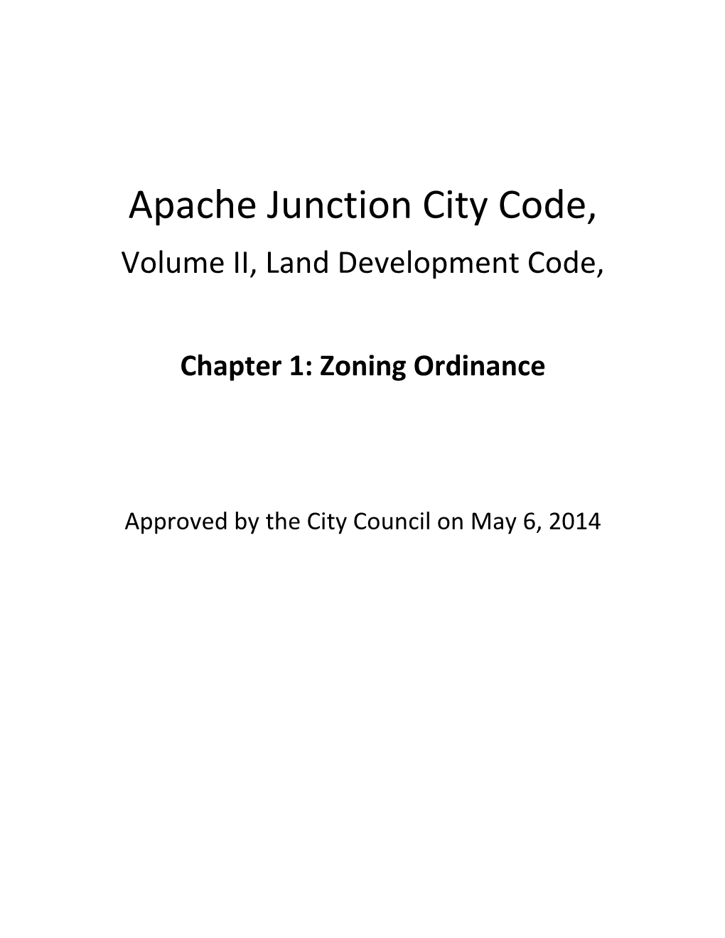 Zoning Ordinance