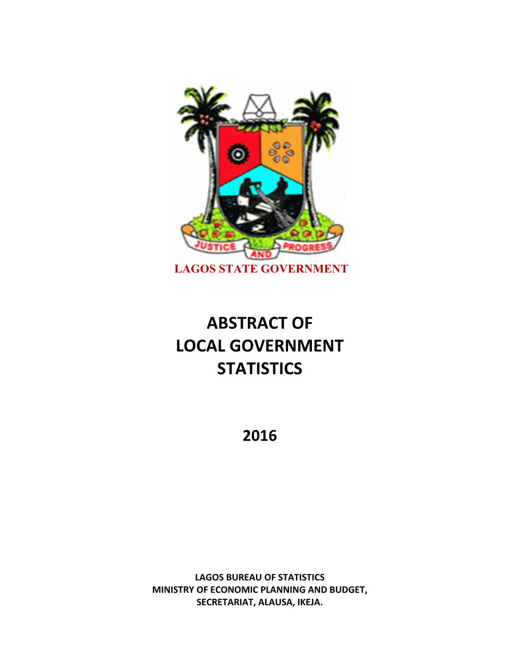 Abstract of Local Government Statistics