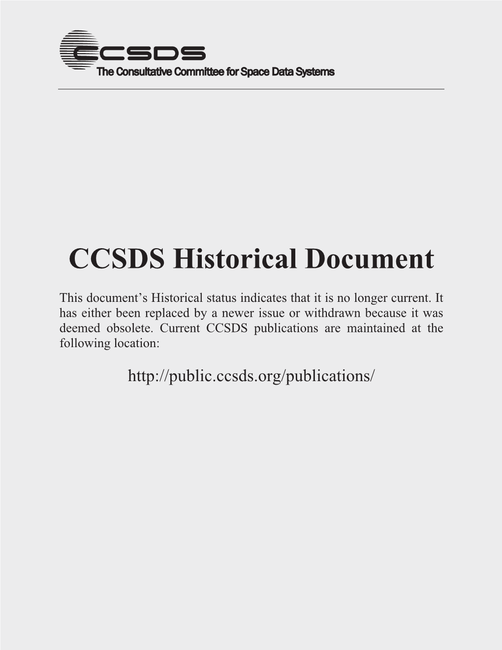 Ccsds-508.0-B-1