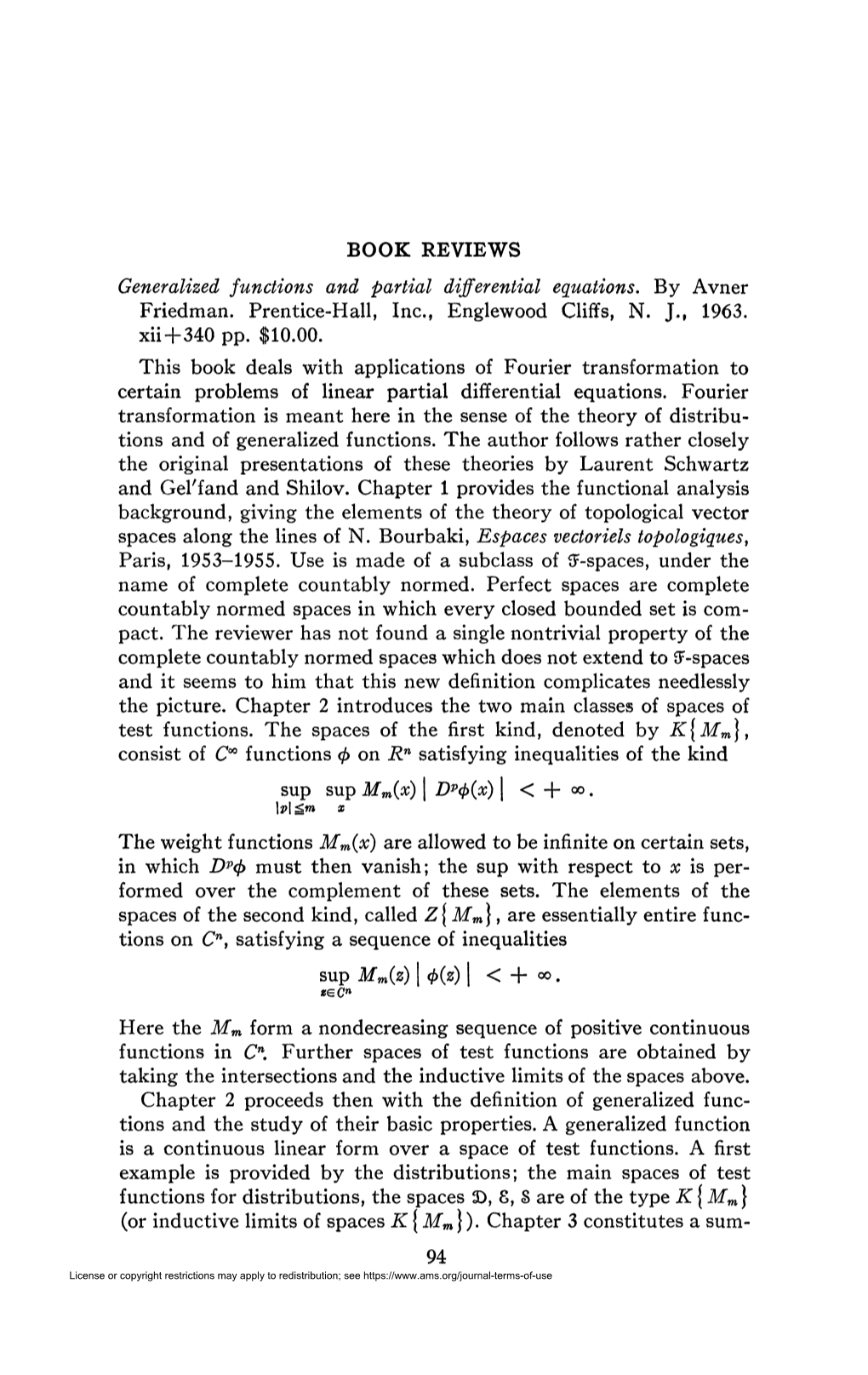 Generalized Functions and Partial Differential Equations