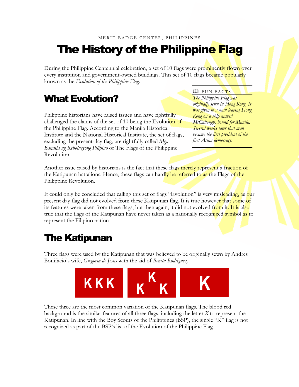 The History of the Philippine Flag