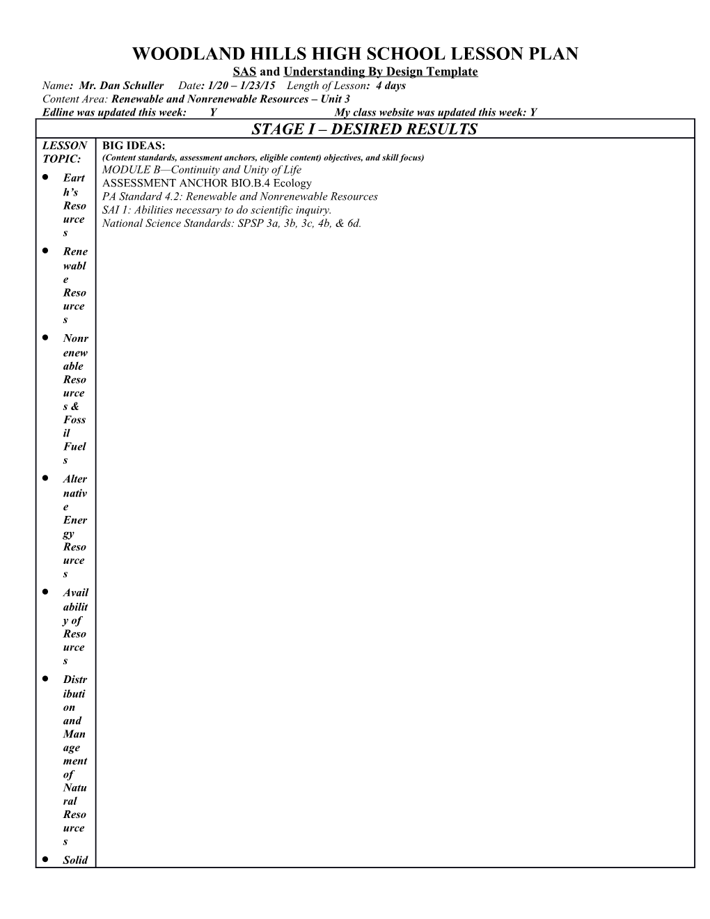 WHHS Lesson Plan s1