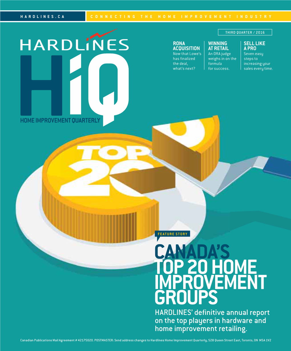 Canada's Top 20 Home Improvement Groups