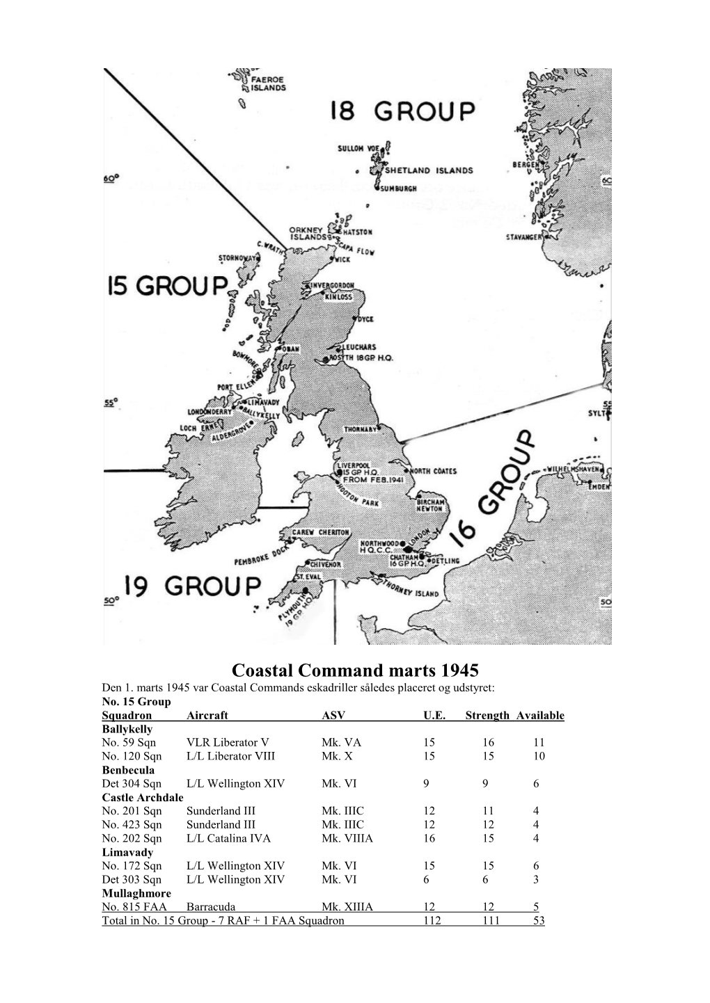 Coastal Command Marts 1945 Den 1
