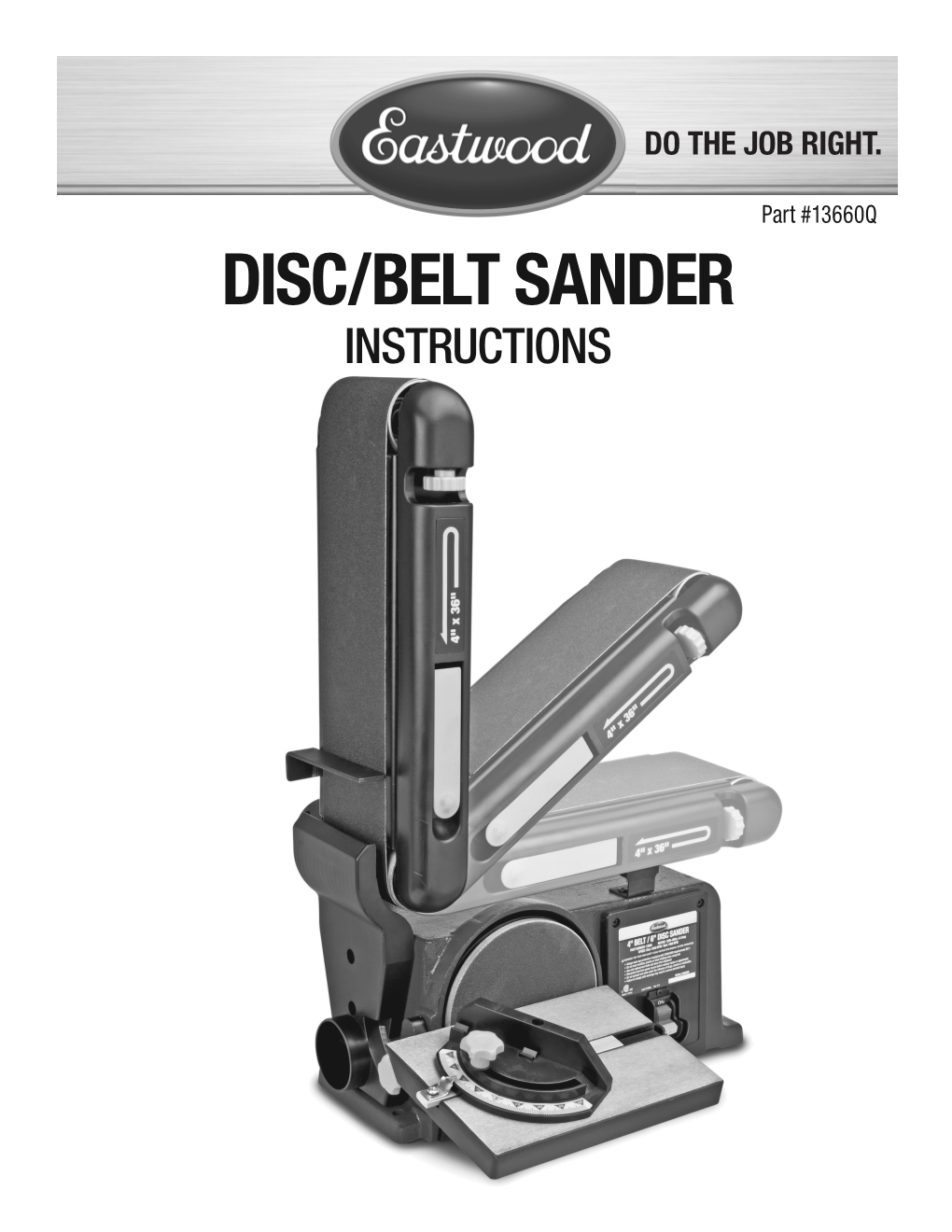 13660Q Belt-Disc Sander.Indd