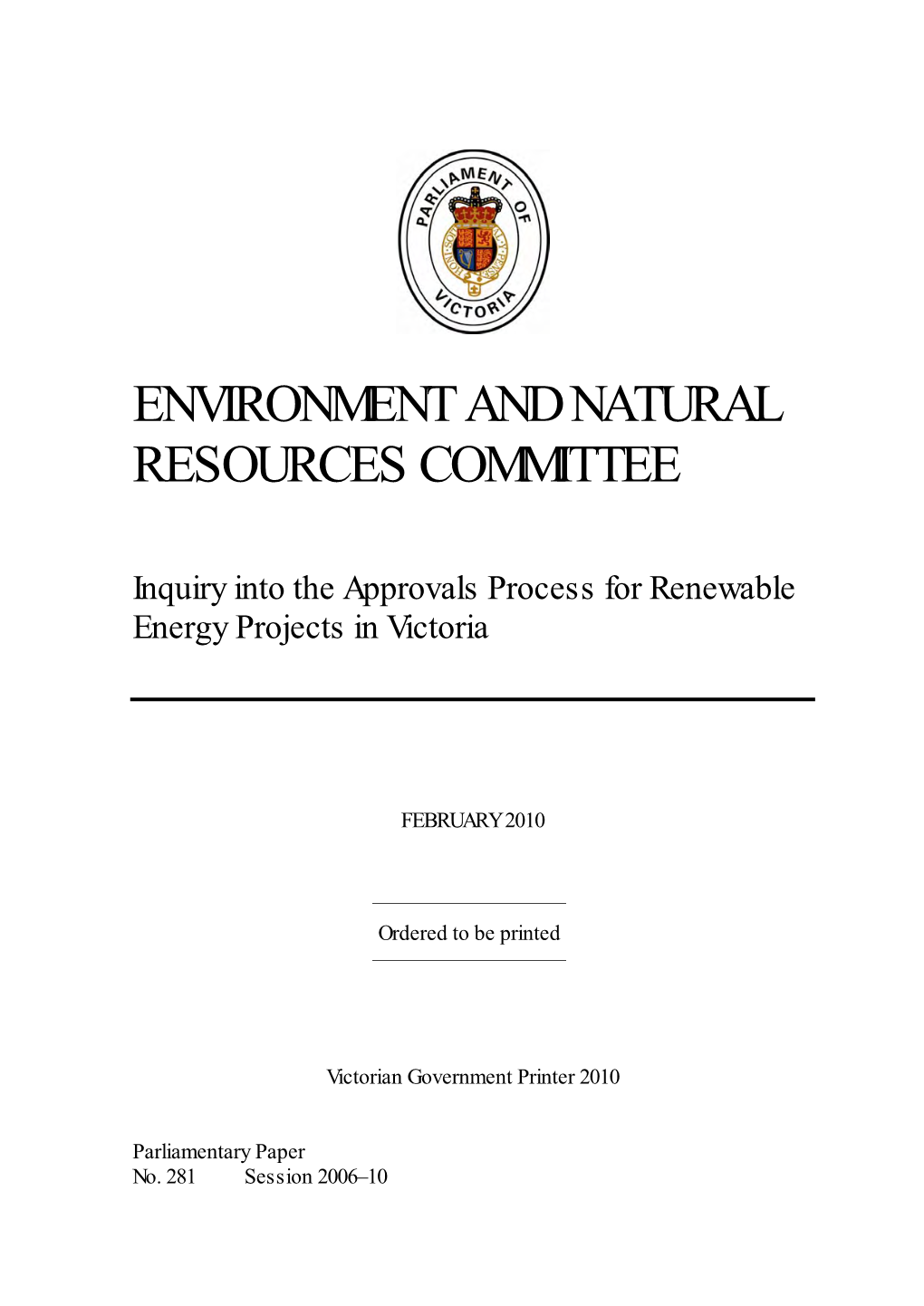 Approvals Process for Renewable Energy Projects in Victoria