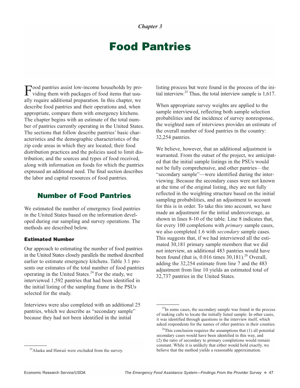 Food Pantries