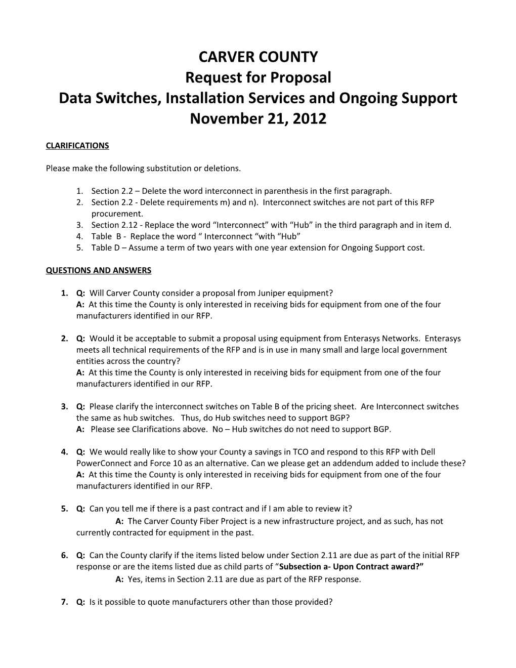 Data Switches, Installation Services and Ongoing Support