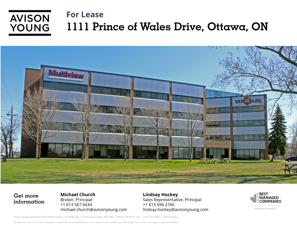 1111 Prince of Wales Drive, Ottawa, ON
