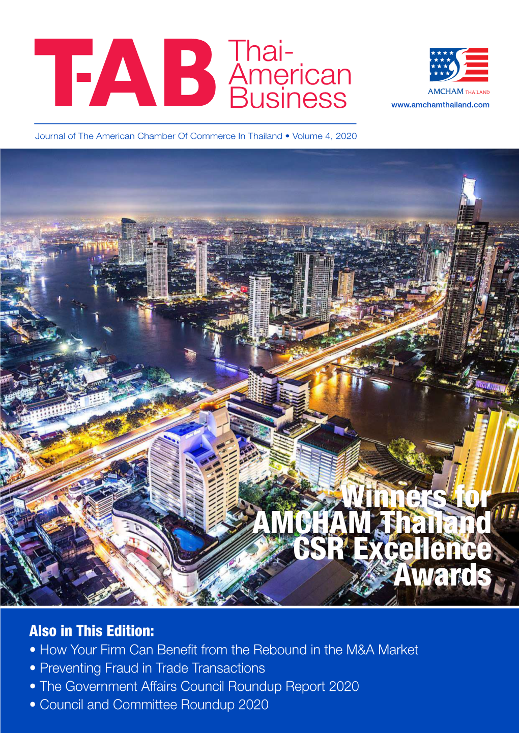 Winners for AMCHAM Thailand CSR Excellence Awards