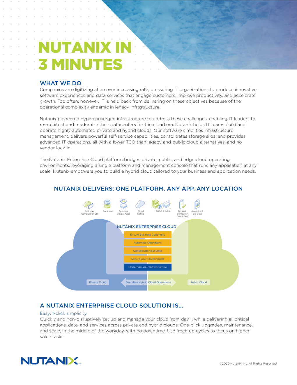 Nutanix in 3 Minutes