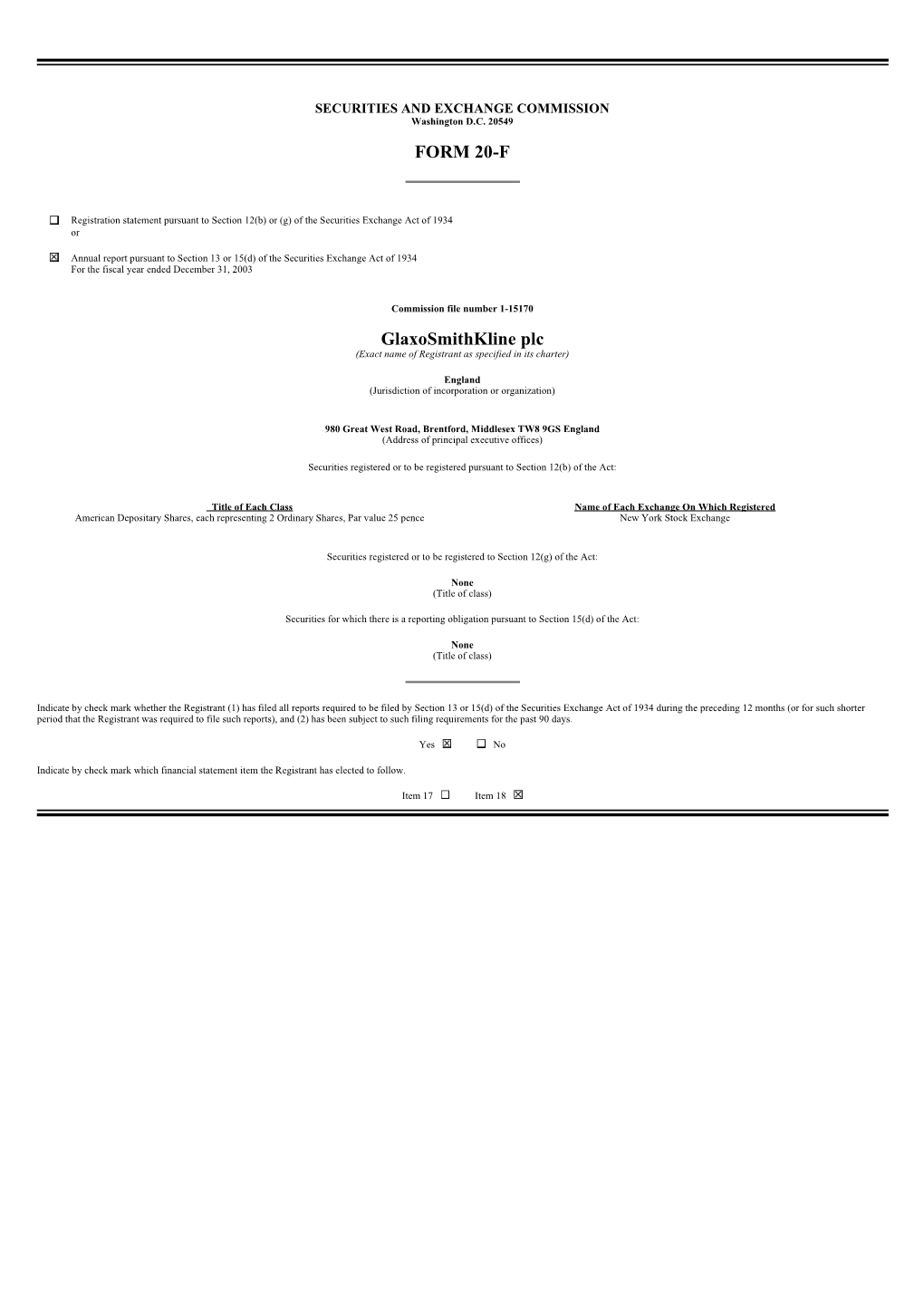 Gsk-2003-Form-20F.Pdf