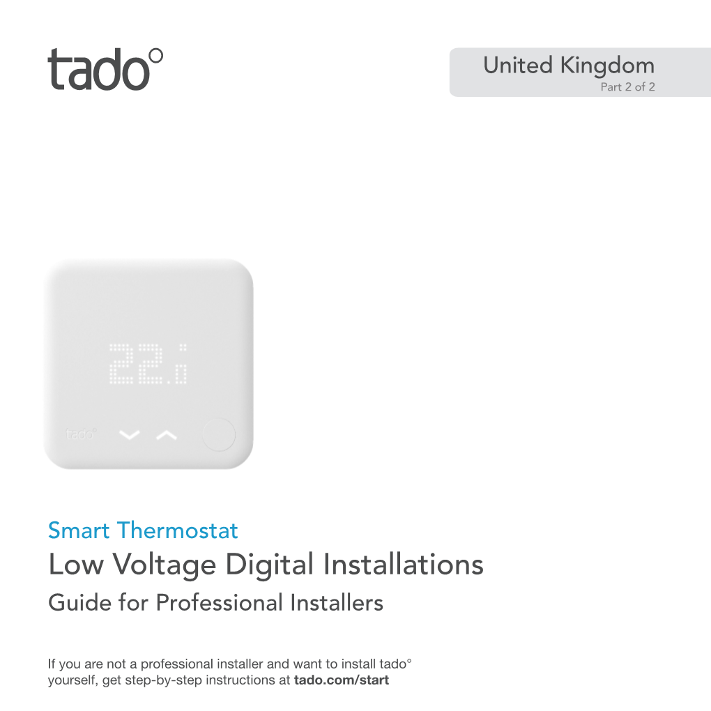 Low Voltage Digital Installations Guide for Professional Installers