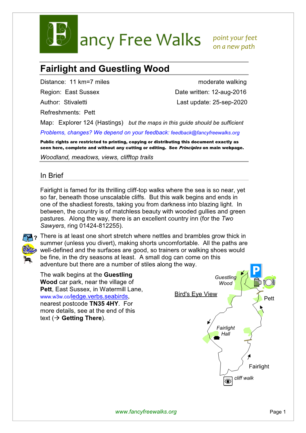 Fairlight and Guestling Wood