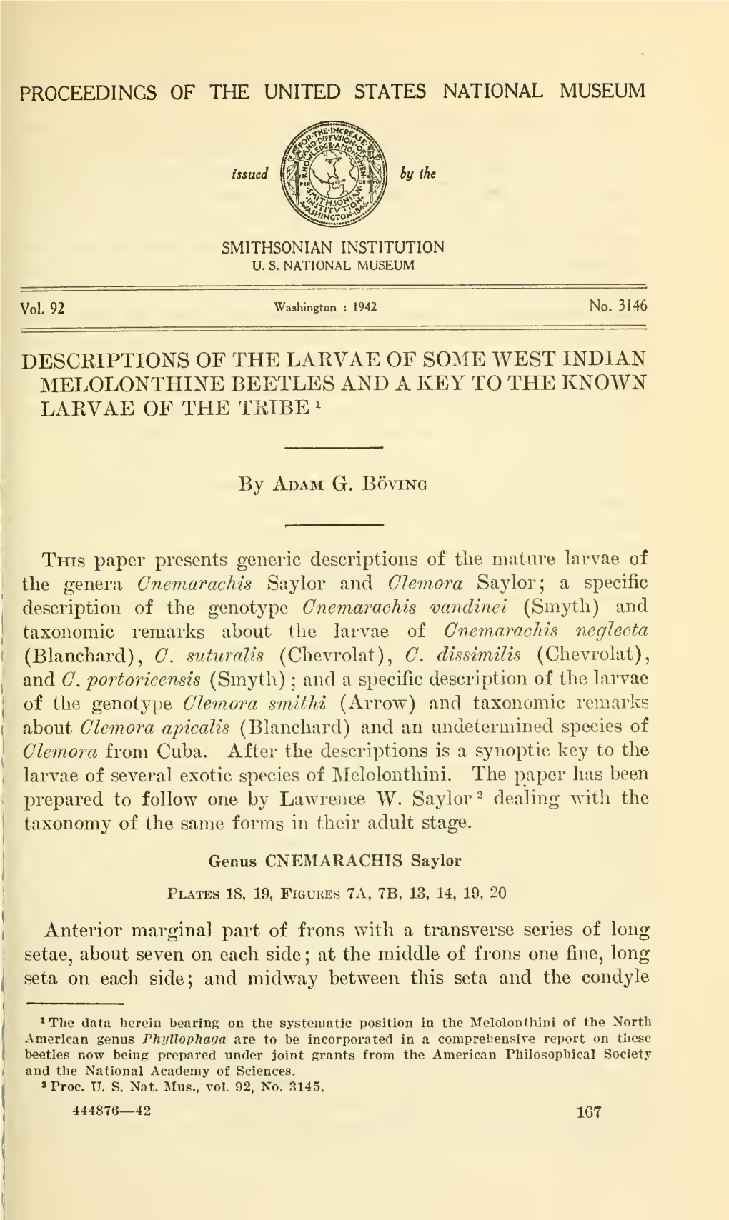 Proceedings of the United States National Museum