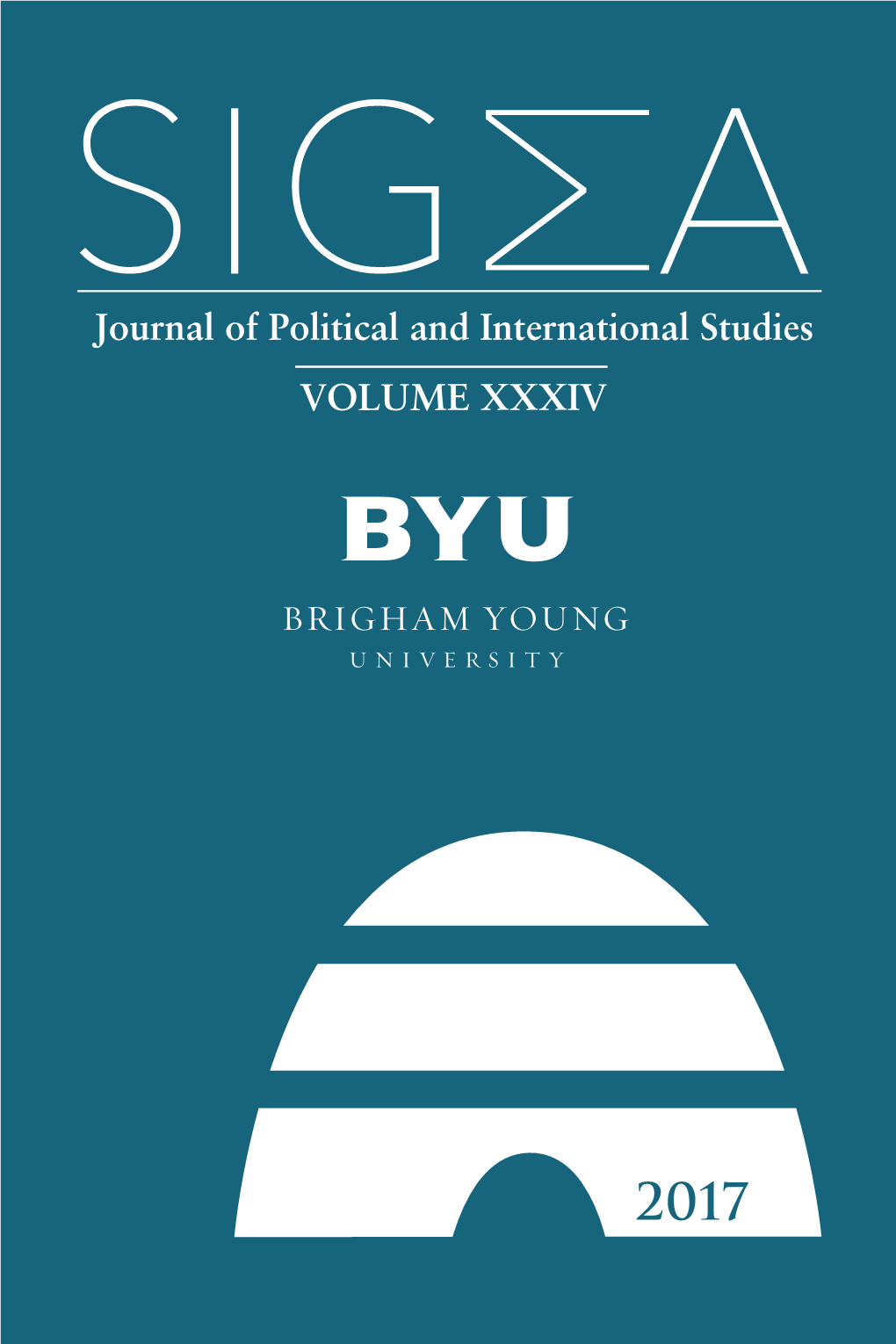 2017 SIGMA Journal of Political and International Studies VOLUME Xxxiv • 2017