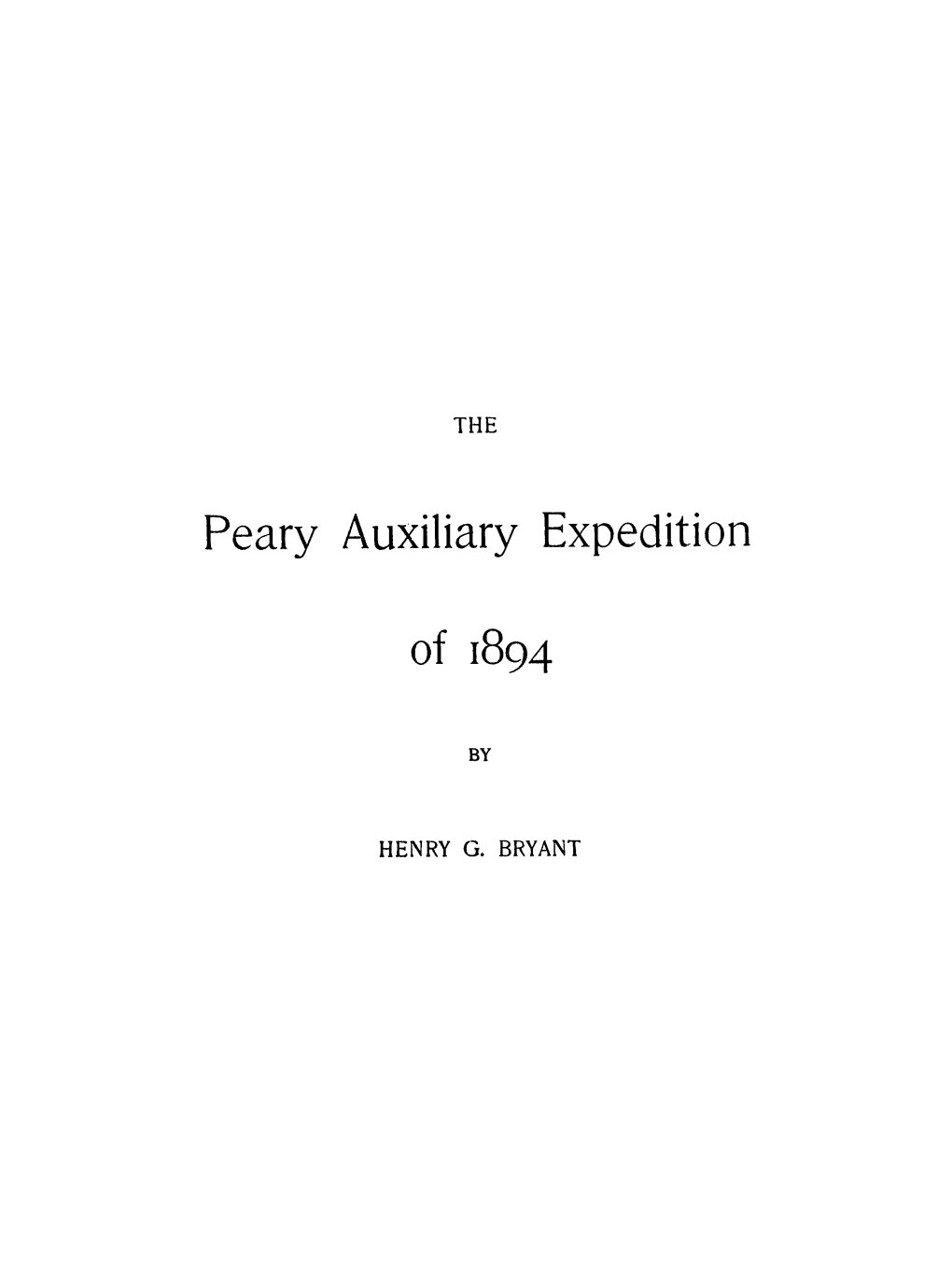 Peary Auxiliary Expedition