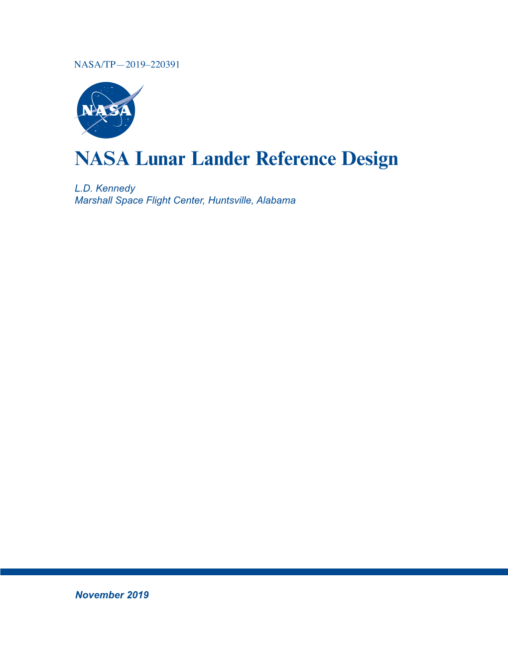 NASA Lunar Lander Reference Design