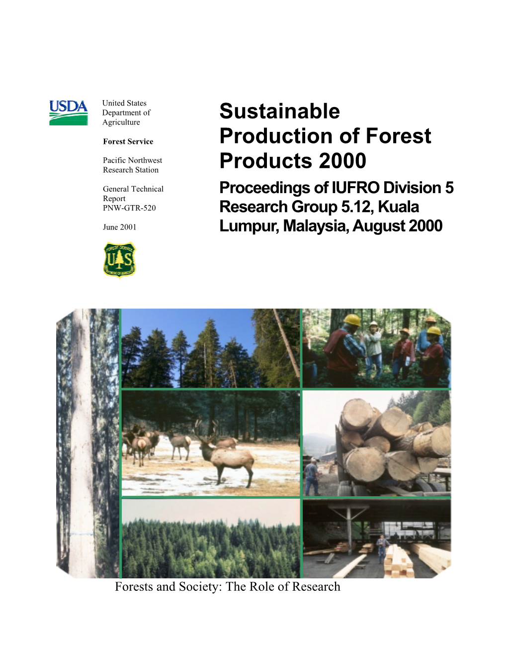 Sustainable Production of Forest Products 2000