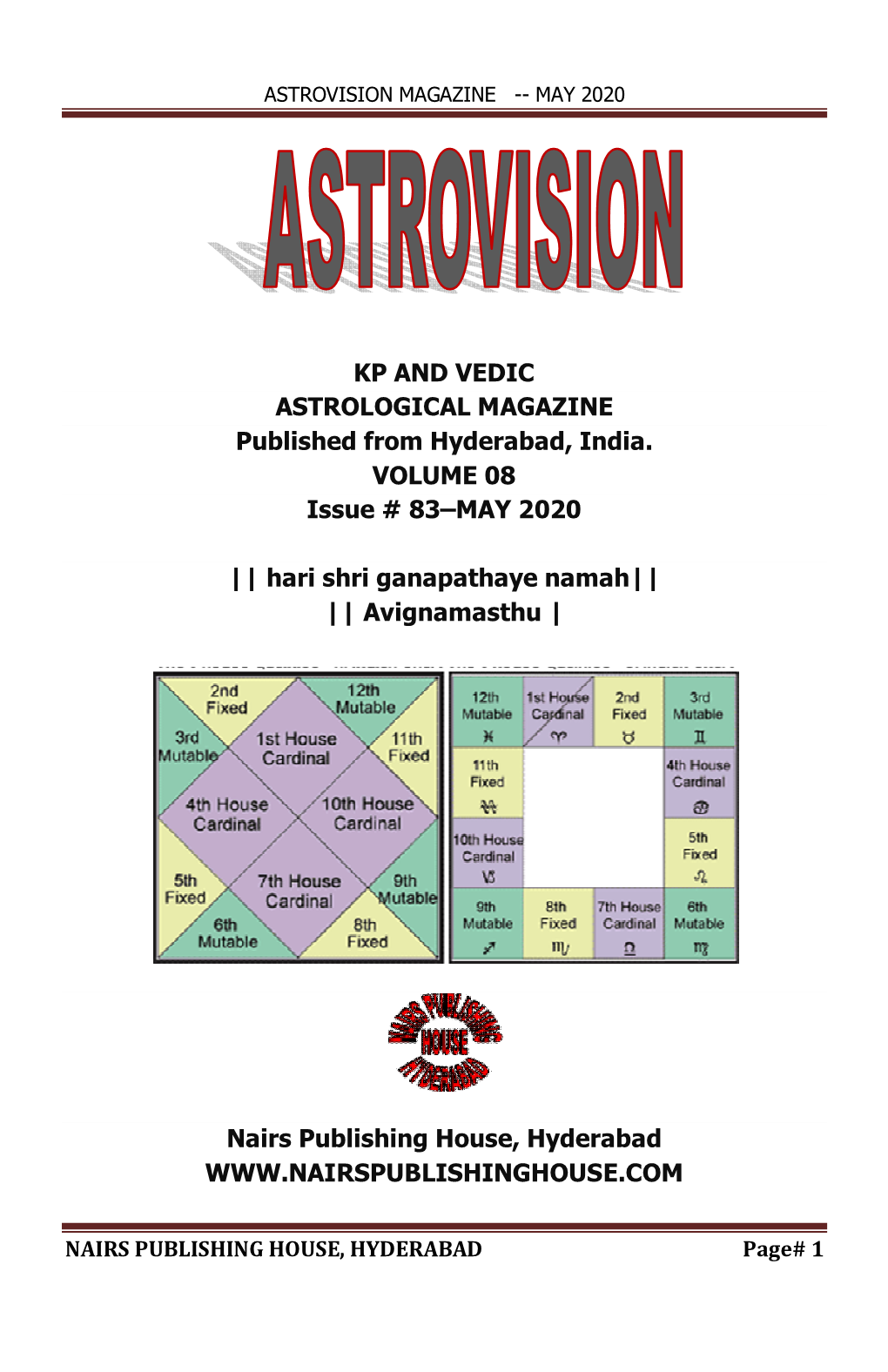 Astrovision Magazine -- May 2020