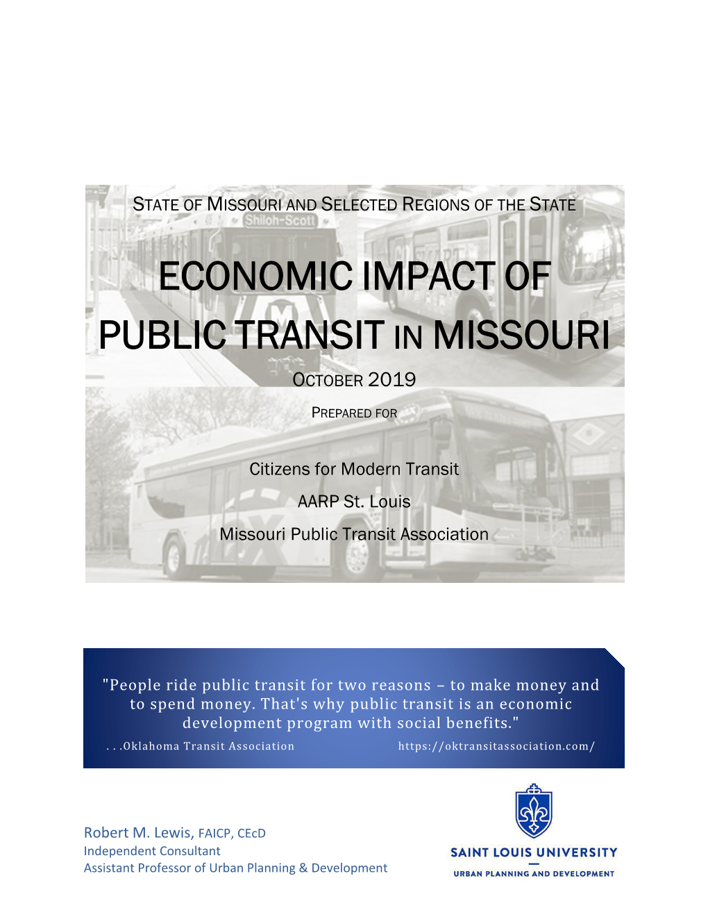 2019 Economic Impact of Public Transit Study